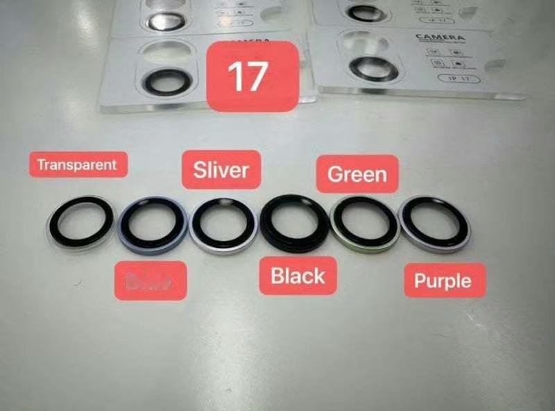 外媒曝光了iPhone17、iPhone17 Air的镜头保护圈配色标准版：黑、