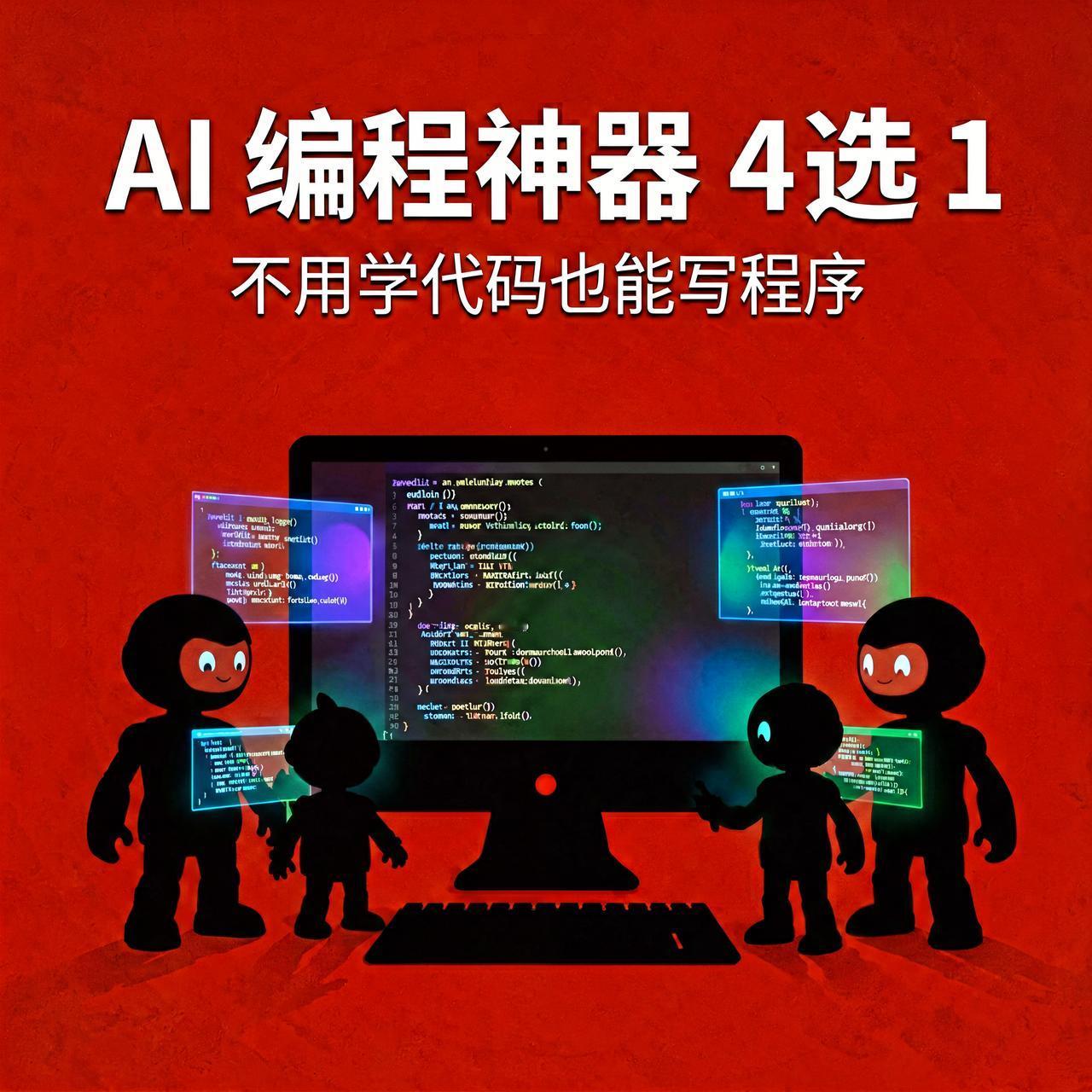 写程序不用学代码了？4 款 AI 编程神器，一次说清

"不会写代码也能做程序"