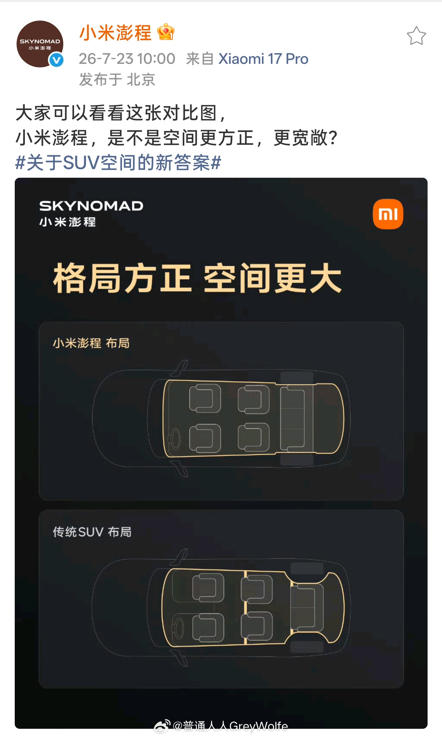 大家一定想知道悬挂是怎么处理的吧SkyNomad小米澎程小米汽车