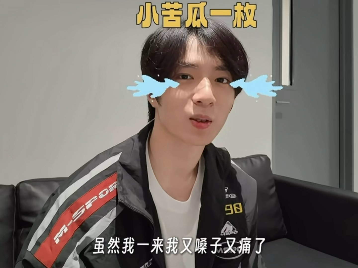 好委屈地说完自己嗓子又痛了然后又黏哼哼唧唧地拜拜和飞吻 怀疑这个狗儿一直在翻肚皮