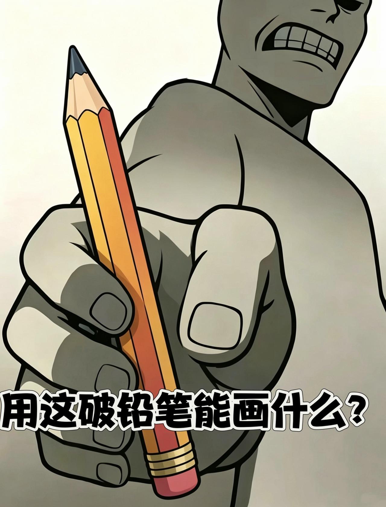 用这破铅笔能画什么呢？认出来的请举手🙋🏻‍♂️日常瞎画 随手画 王者荣耀