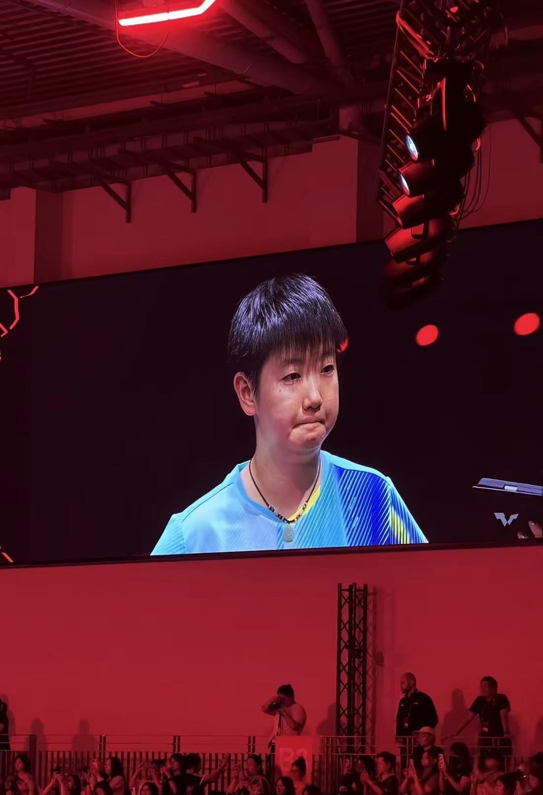 我的宝过来给我啄一口哈哈哈孙颖莎