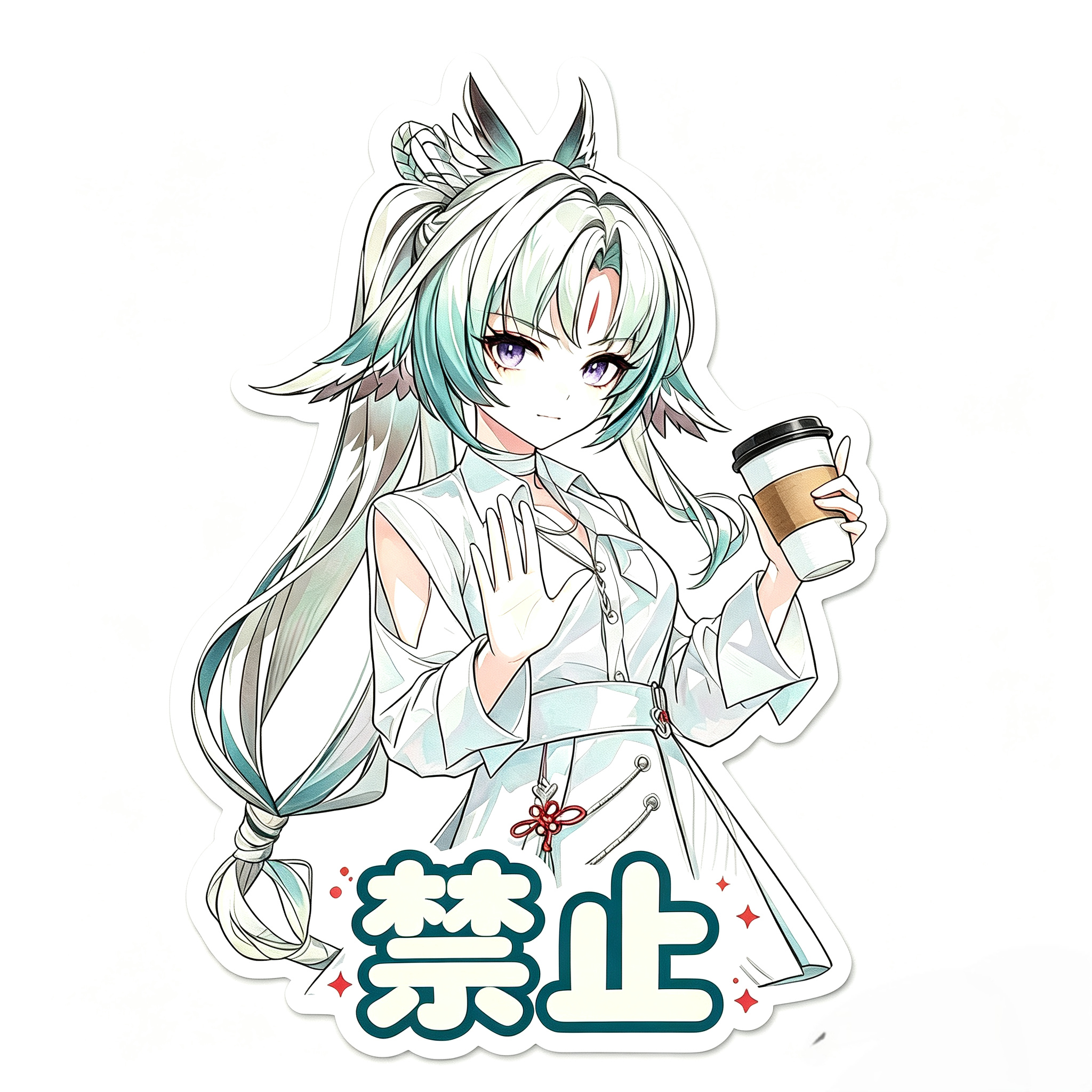 明日方舟终末地 明日方舟终末地 | 诀表情包做了诀联动现代服饰的六张无水印可爱表