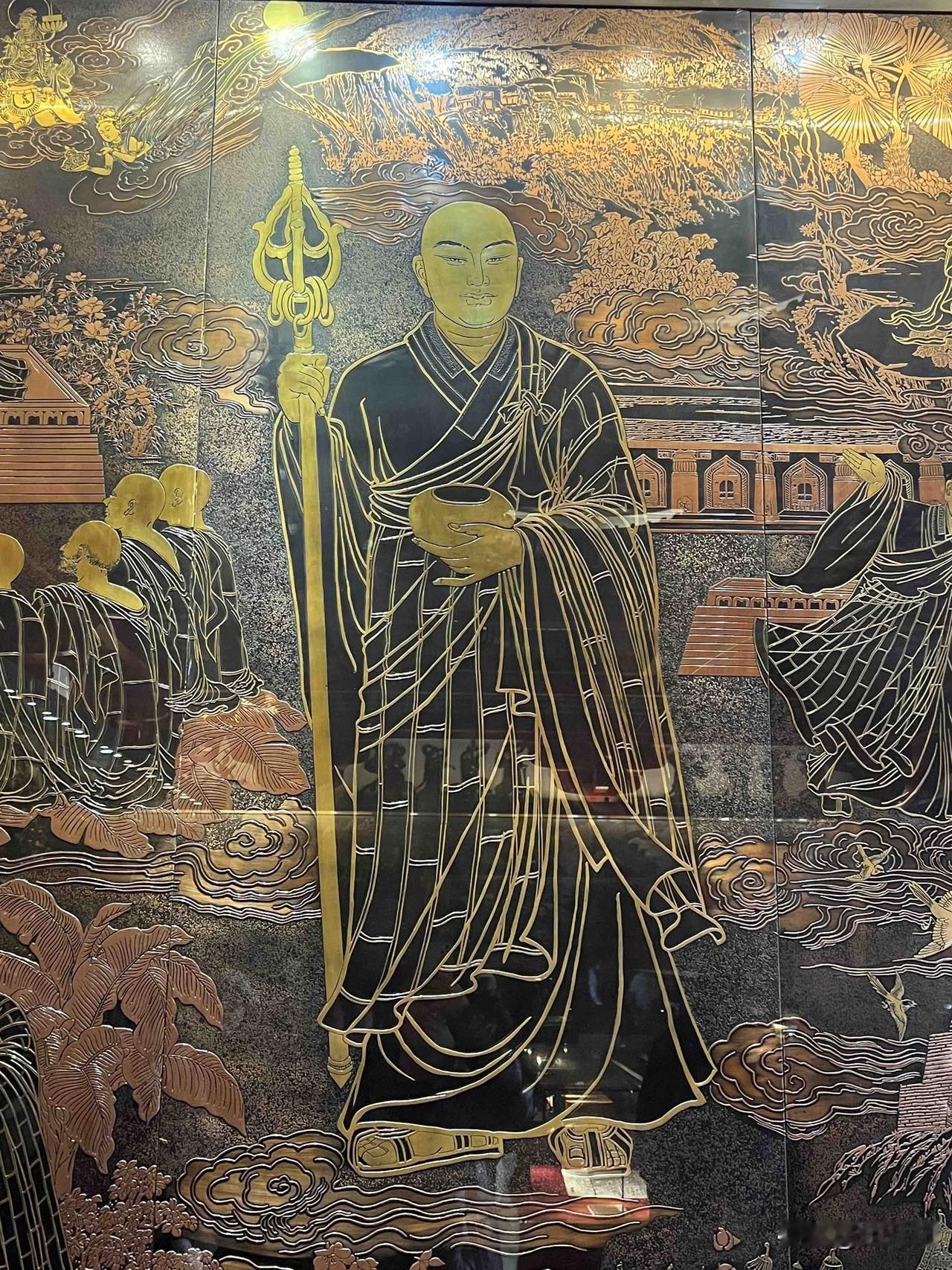 今天腊八节，大慈恩寺免费开放一天，第一次进去参观了一下。作为一个陕西人，以前每次