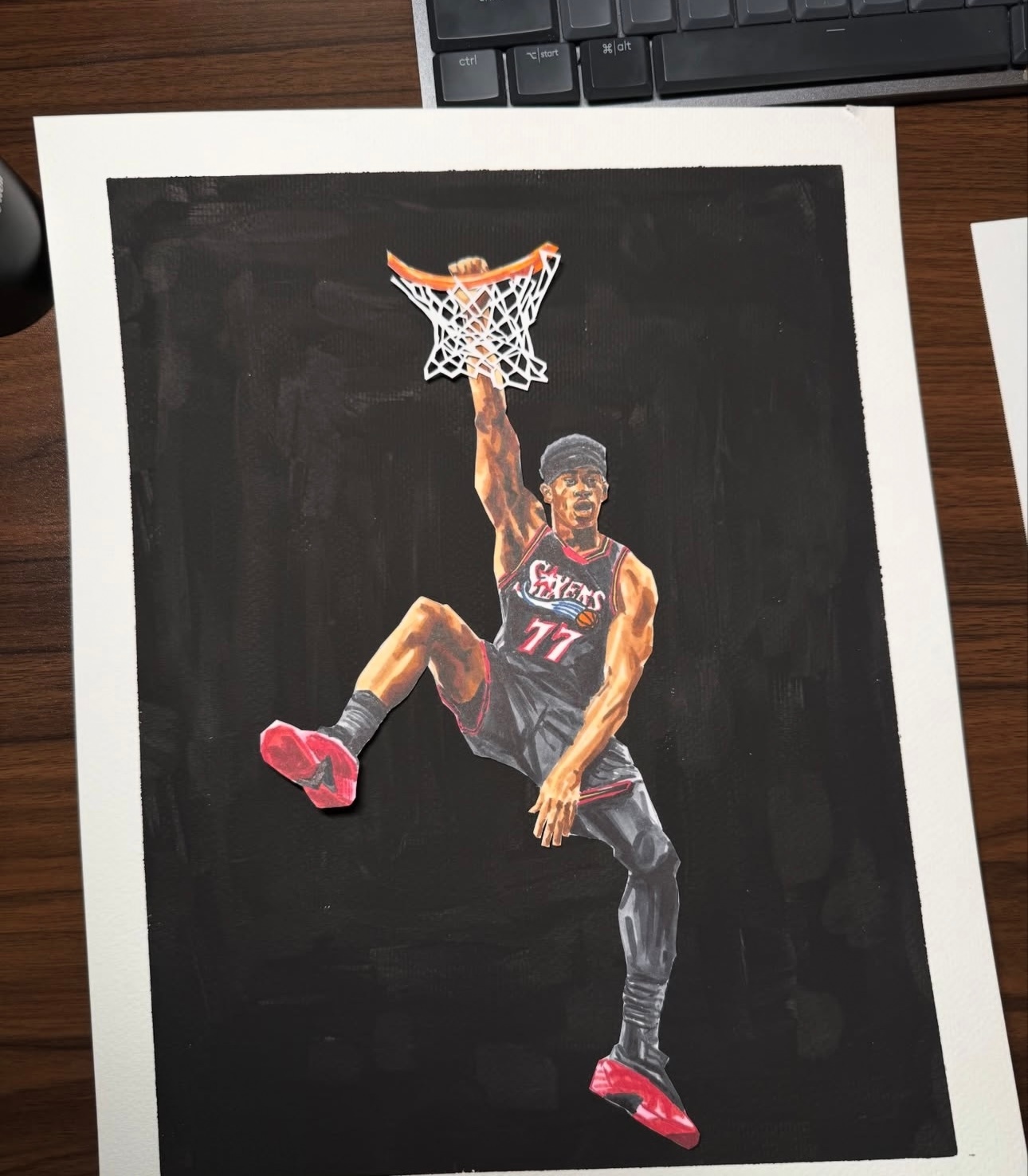 篮天下 手工还得大神做！Images via dsaraiyart 樊振东退世排