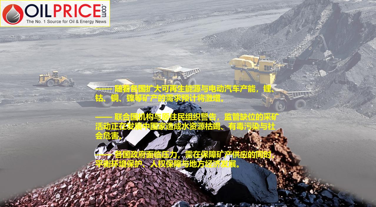 清洁能源肮脏的秘密在哪里？关键矿产开采之殇

专家警示，若管控不当，关键矿产开采