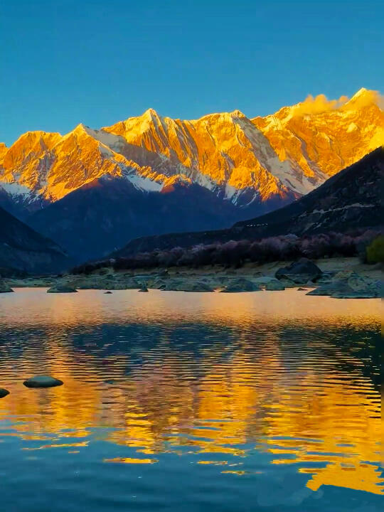 十人九不遇的南迦巴瓦峰日照金山，我拍到了