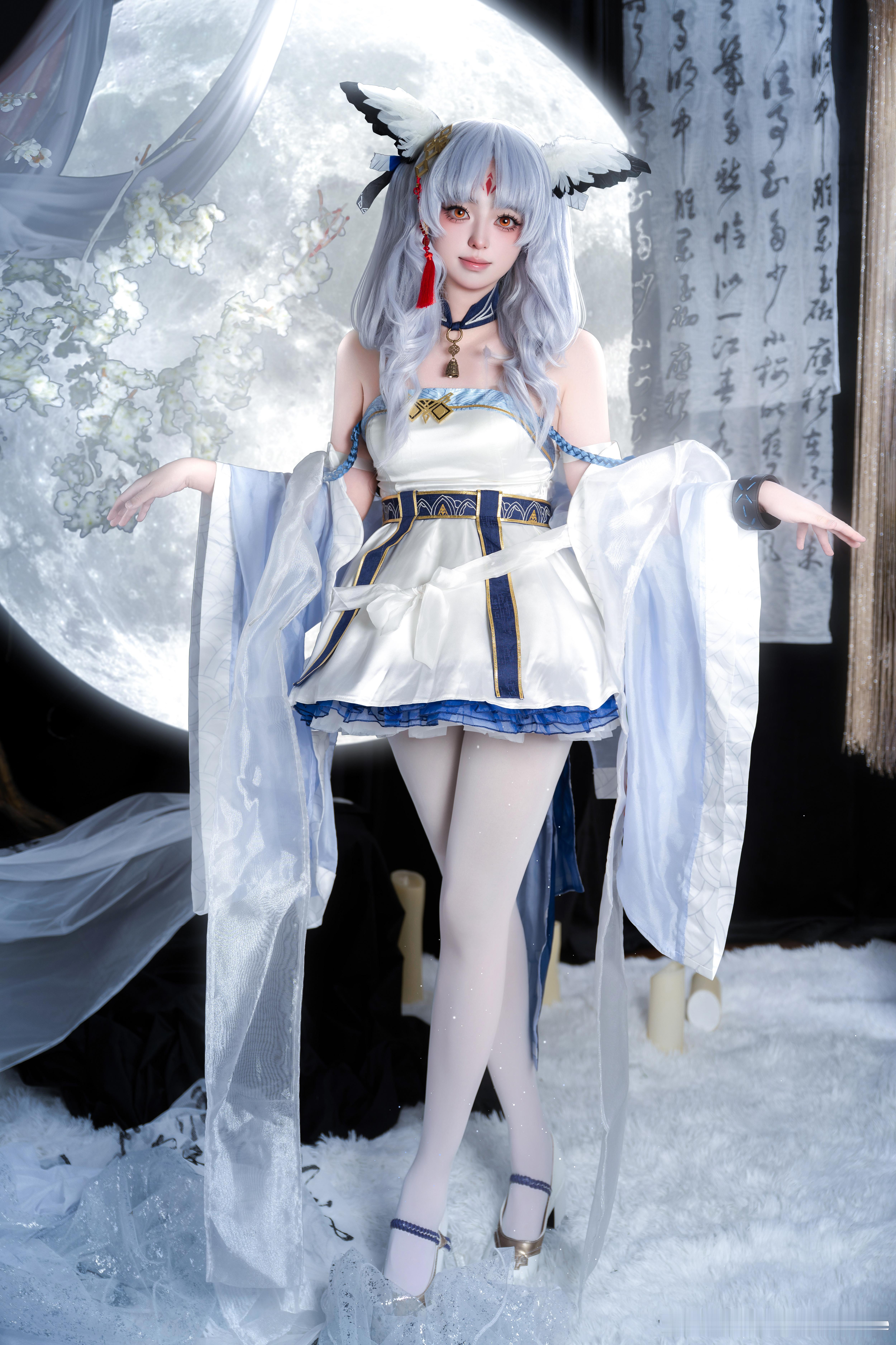 cosplay明日方舟二次元cos大赏冬日幻想祭春节快乐白面鸮 【白面鸮 抚云间