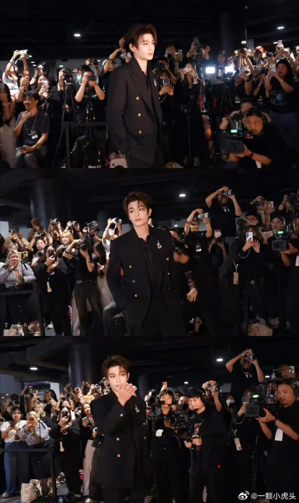 开到了丁禹兮微博之夜开屏，爆剧生排面🈶 明天就可以看到红毯了