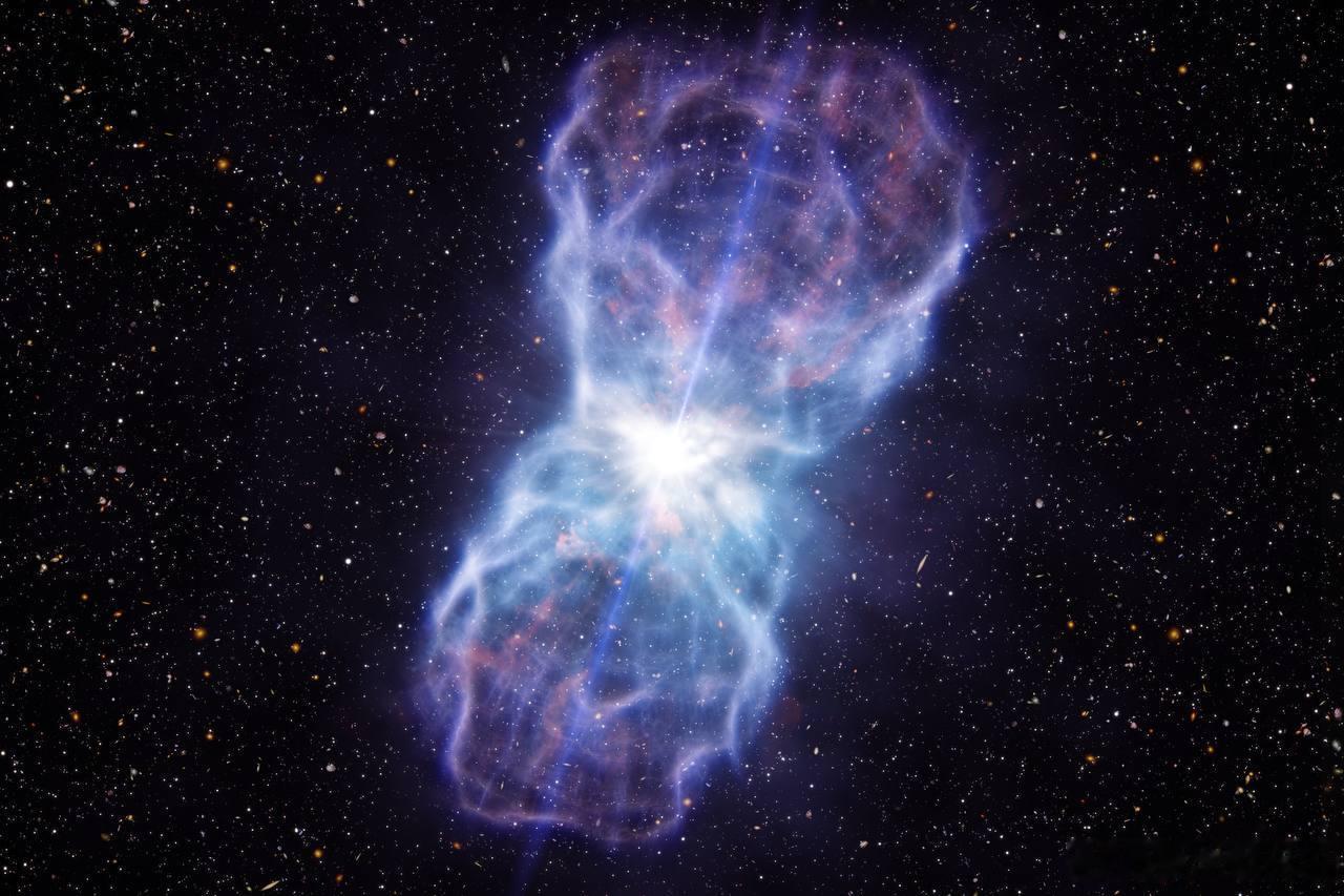 宇宙怪兽：胜过整个星系的类星体，类星体 SDSS J1106+1939 产生巨量