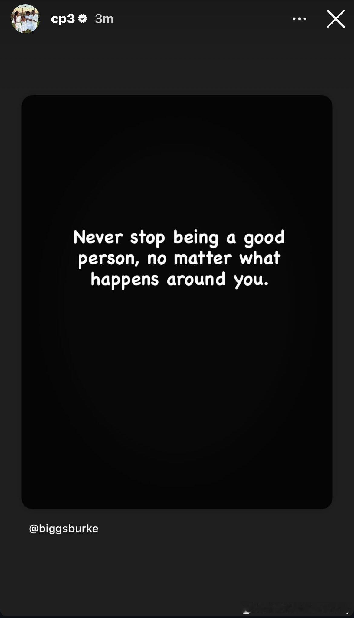 保罗更新ins快拍：“无论周围发生什么，都不要停止做一个善良的人。” 