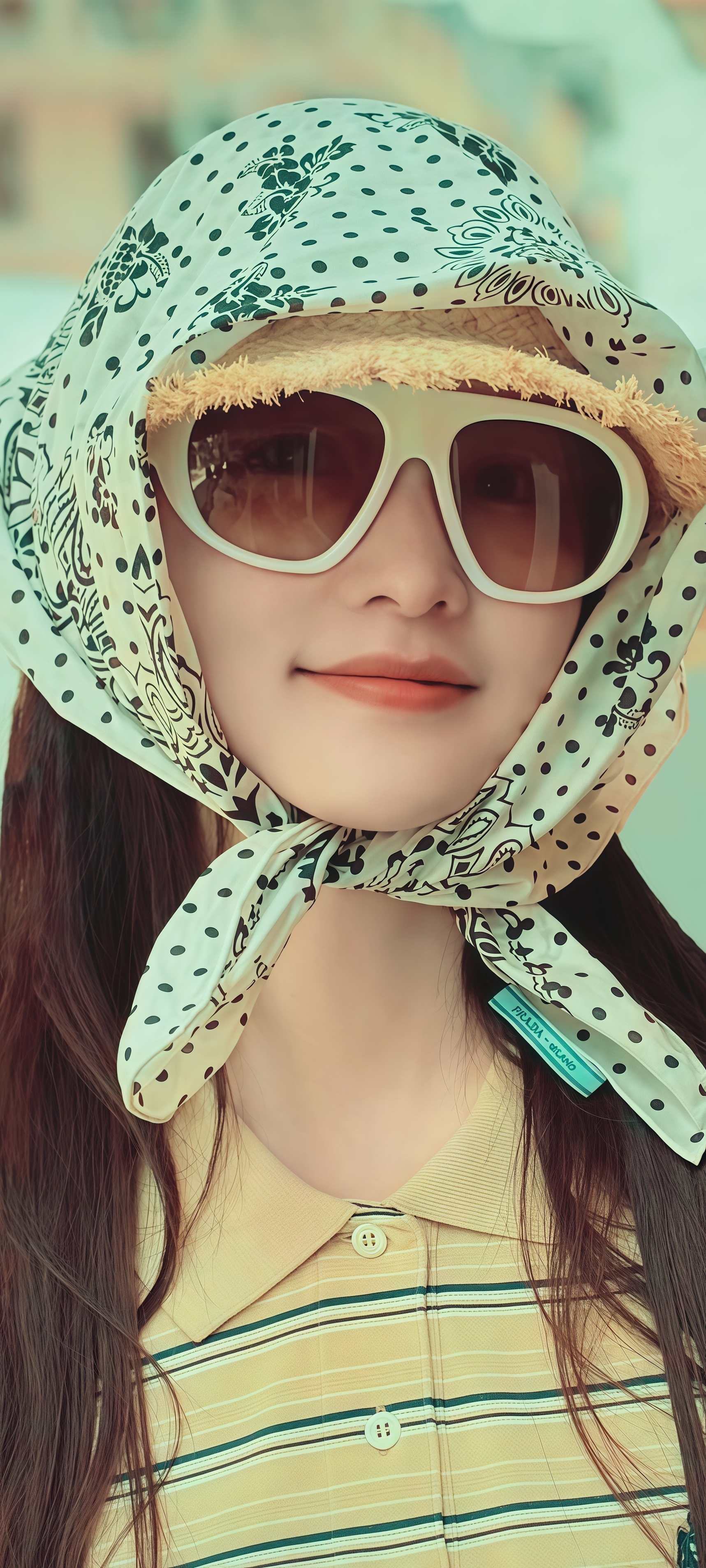 李沁绿色系壁纸更新🆕女神真的穿什么都好看 