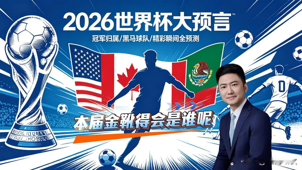 截至2026年6月26日（小组赛阶段），‌姆巴佩‌是本届世界杯金靴的最大热门，但