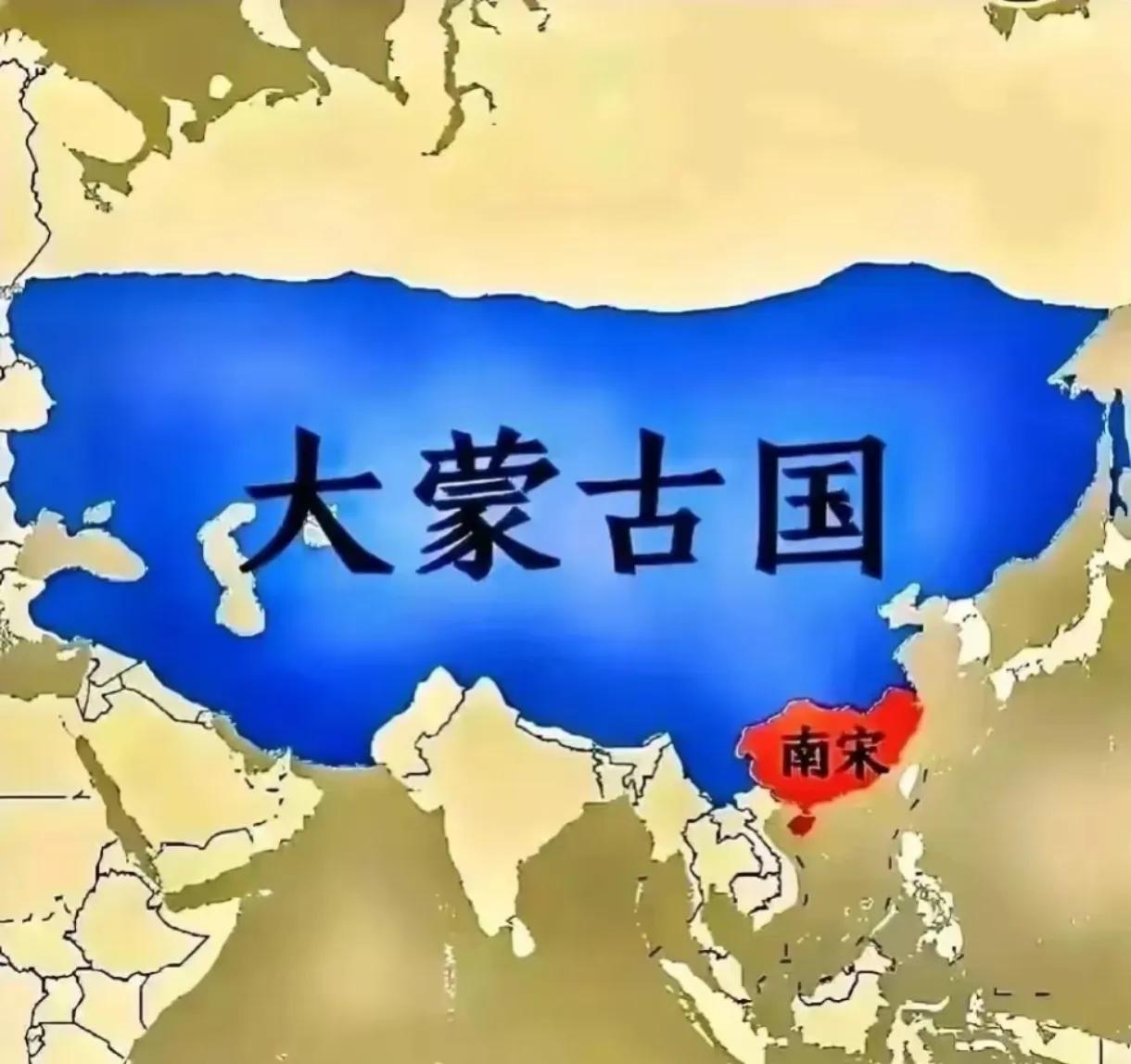 宋蒙战争中，堪称古代战争的天花板。

蒙军的打法完全突破地理限制，把军事常识抛在