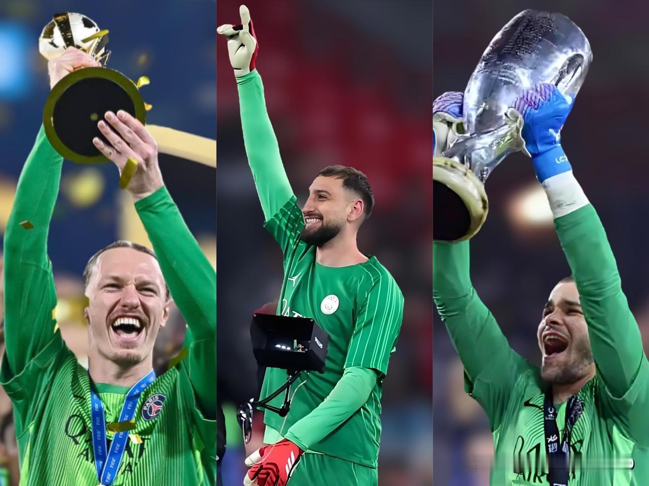 扑点球...大巴黎个个是能手!
一年4次点球大战全胜，夺冠率100%，一夫当关有