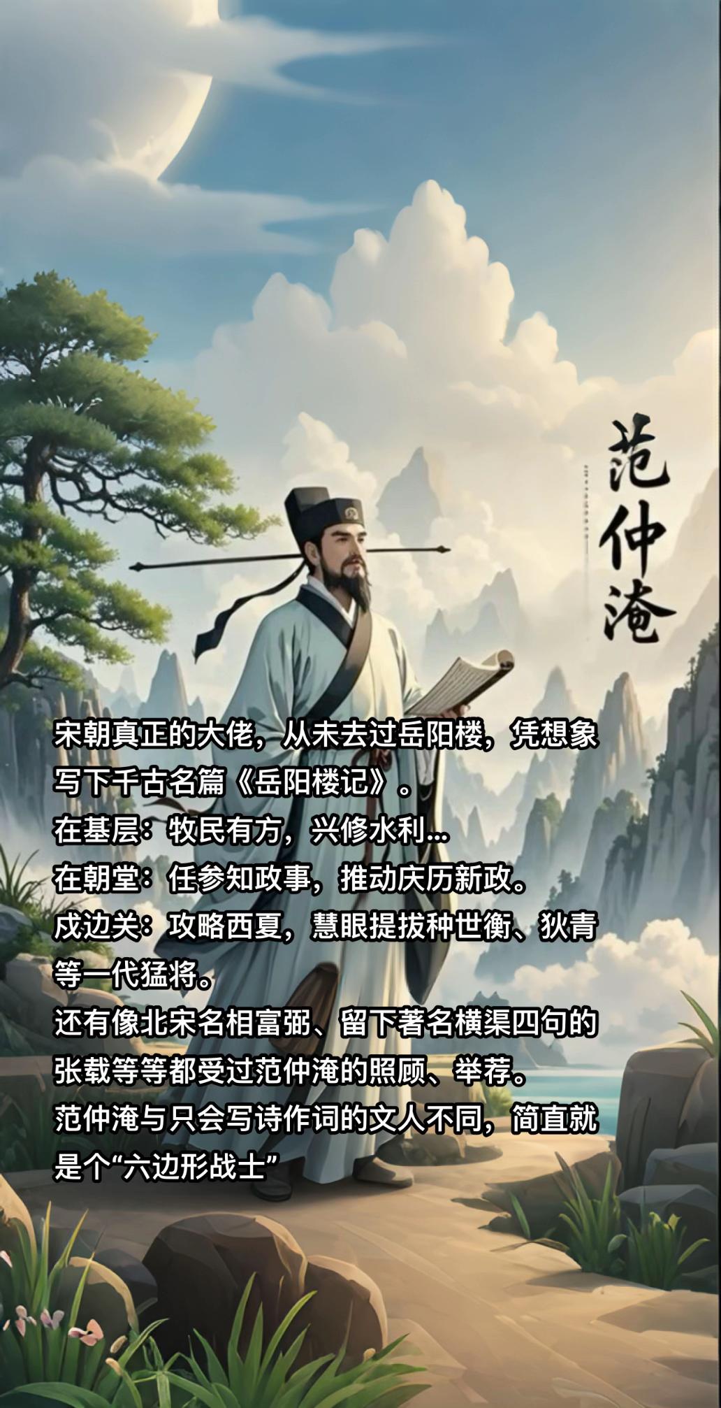 先天下之忧而忧，后天下之乐而乐！