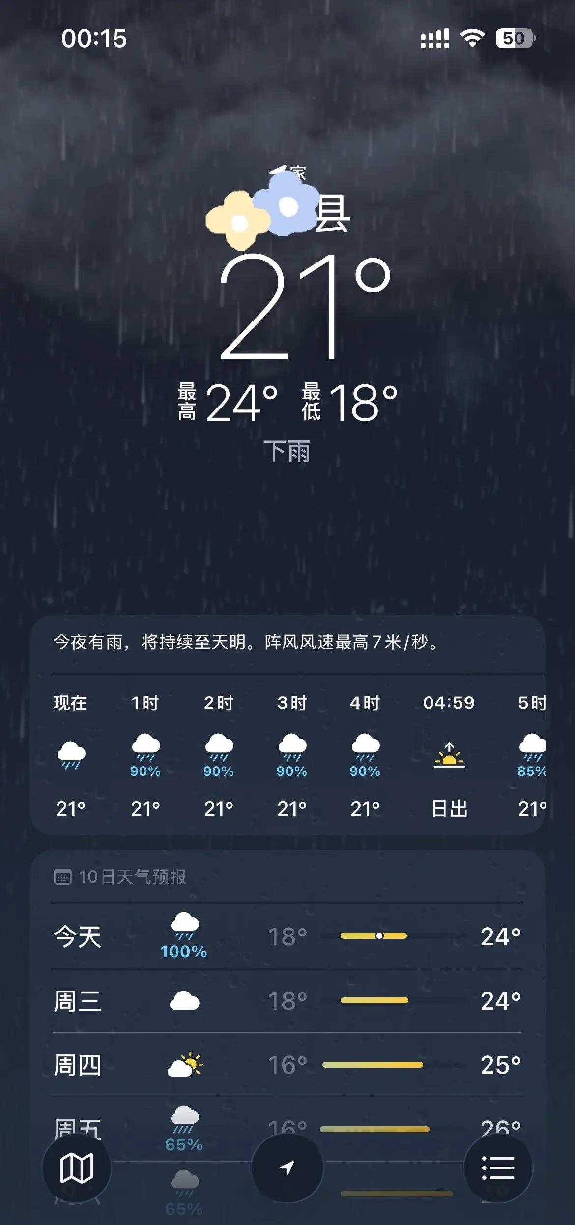 萧敬腾来了都得叹气天气雨下的那么认真 大雨还在下 萧敬腾