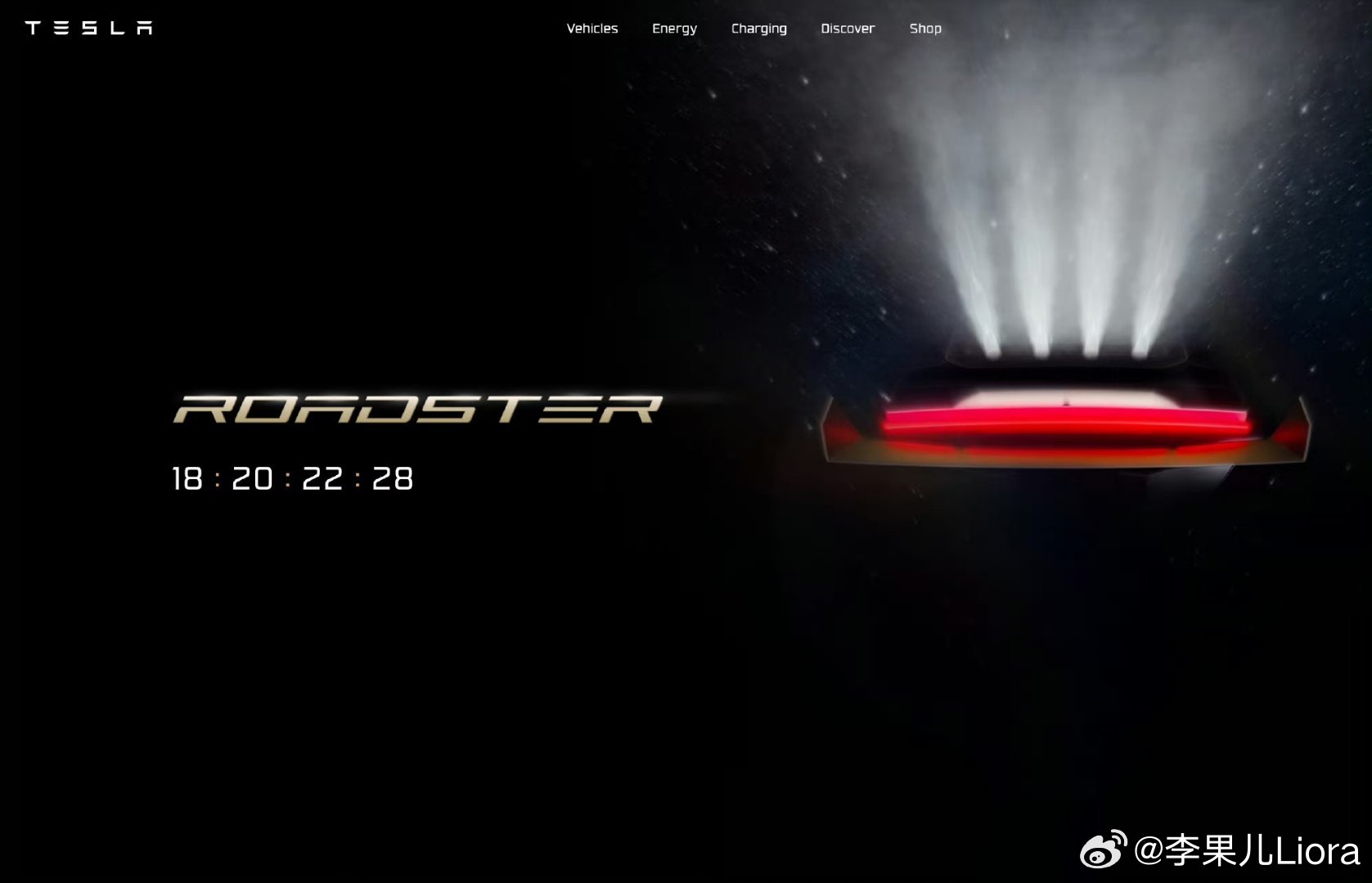 特斯拉Roadster定档10月1日亮相特斯拉[超话]发布会放在火箭试车场，这很