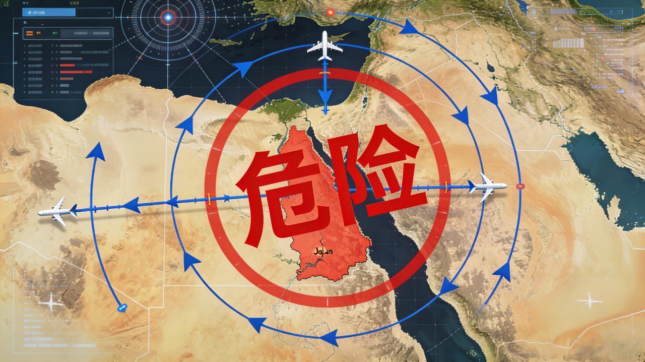 紧急航空预警！欧盟下达指令：航司尽量避开约旦全境空域，风险持续至8月31日
 