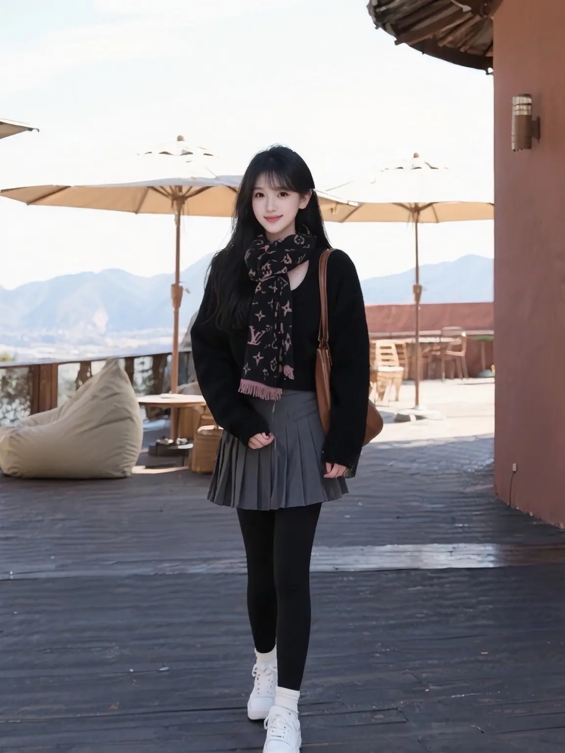 藏装show 自由感拍照 一本正经的游客照 穿出你的时尚你的感觉