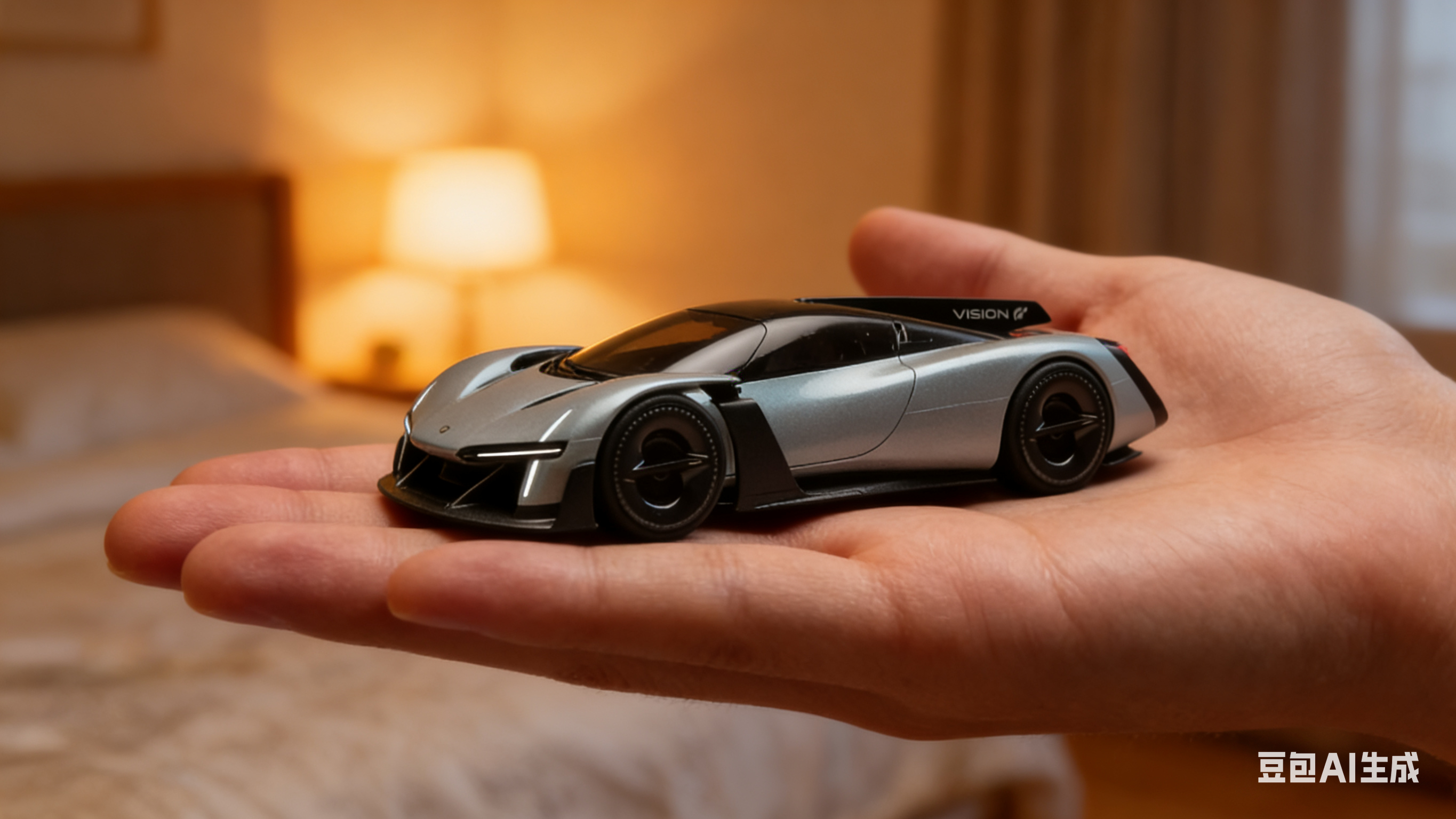 上手小米Vision GT车模（）＊AI生成 