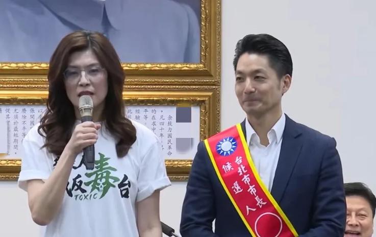 郑丽文 7 月 22 日在国民党中常会上介绍台北市长蒋万安时，出人意料地表示，两