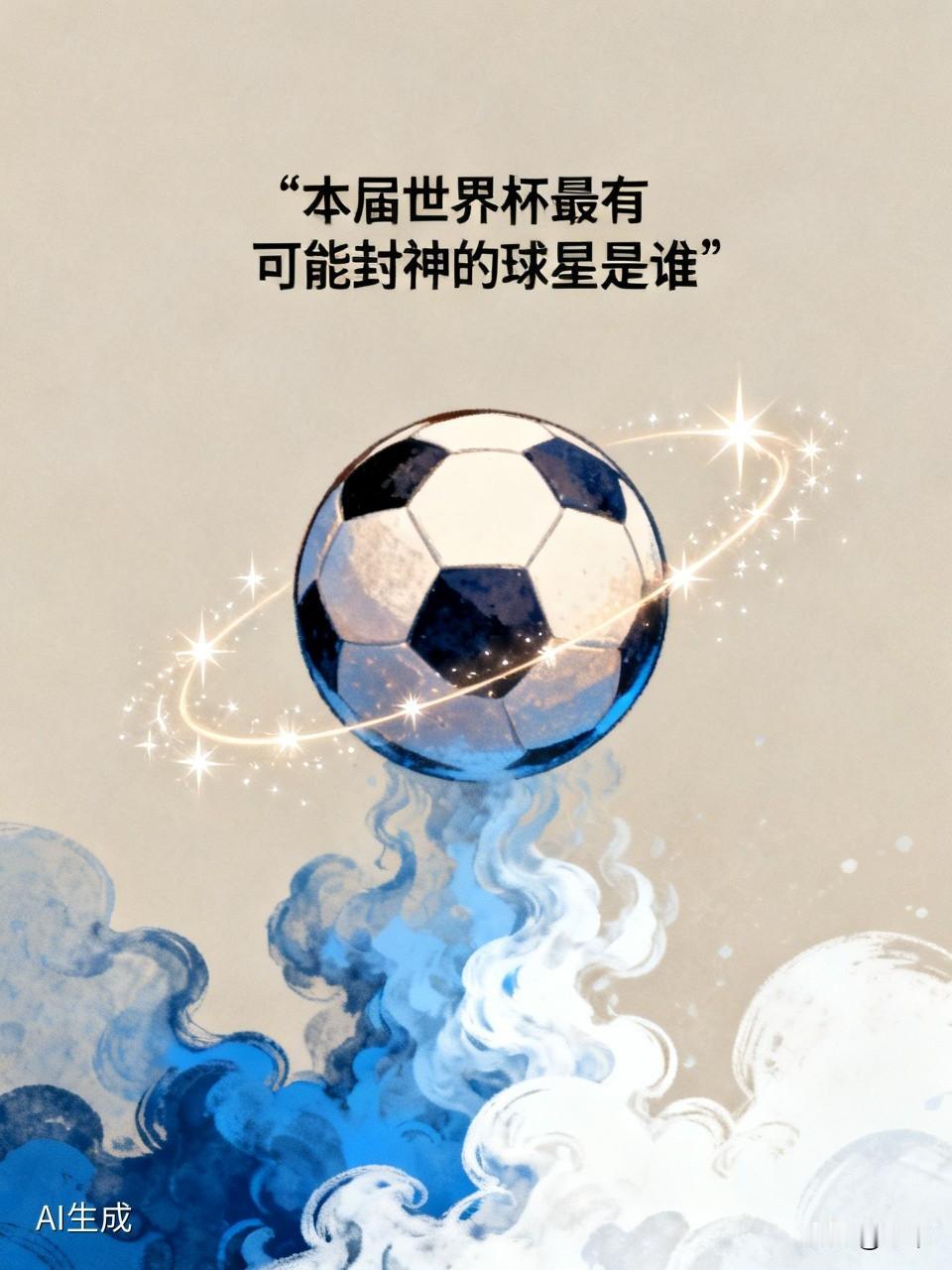 姆巴佩（法国）是头号热门。
图片来自网络。