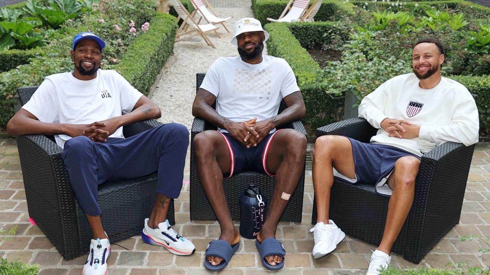Kevin DurantLebron JamesStephen Curry 