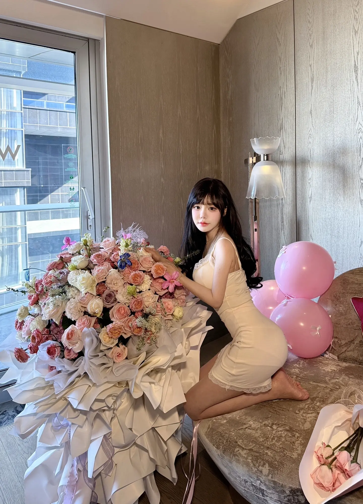 会有哪个女生不喜欢花呢