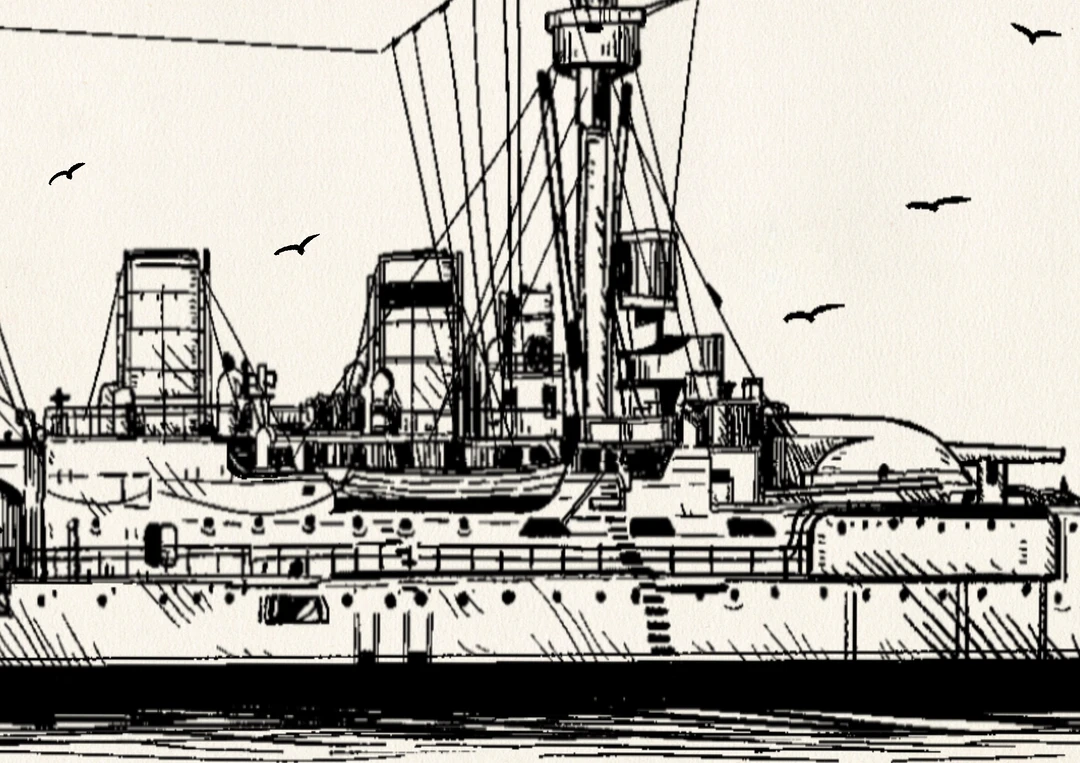 速写存档｜威廉选帝侯号战列舰