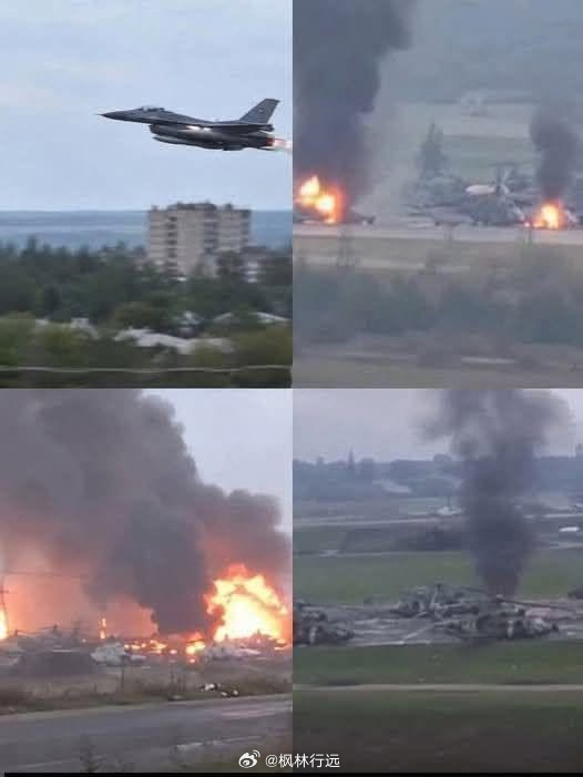🇺🇦F-16战机在塔甘罗格附近的低空击落了4架俄罗斯直升机。美军对伊朗发动报