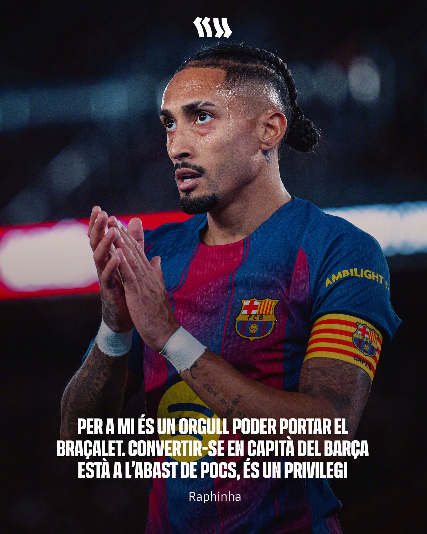 🎙️拉菲尼亚接受俱乐部采访，分享他关于球队、队友与culer萨迷 的想法💡【