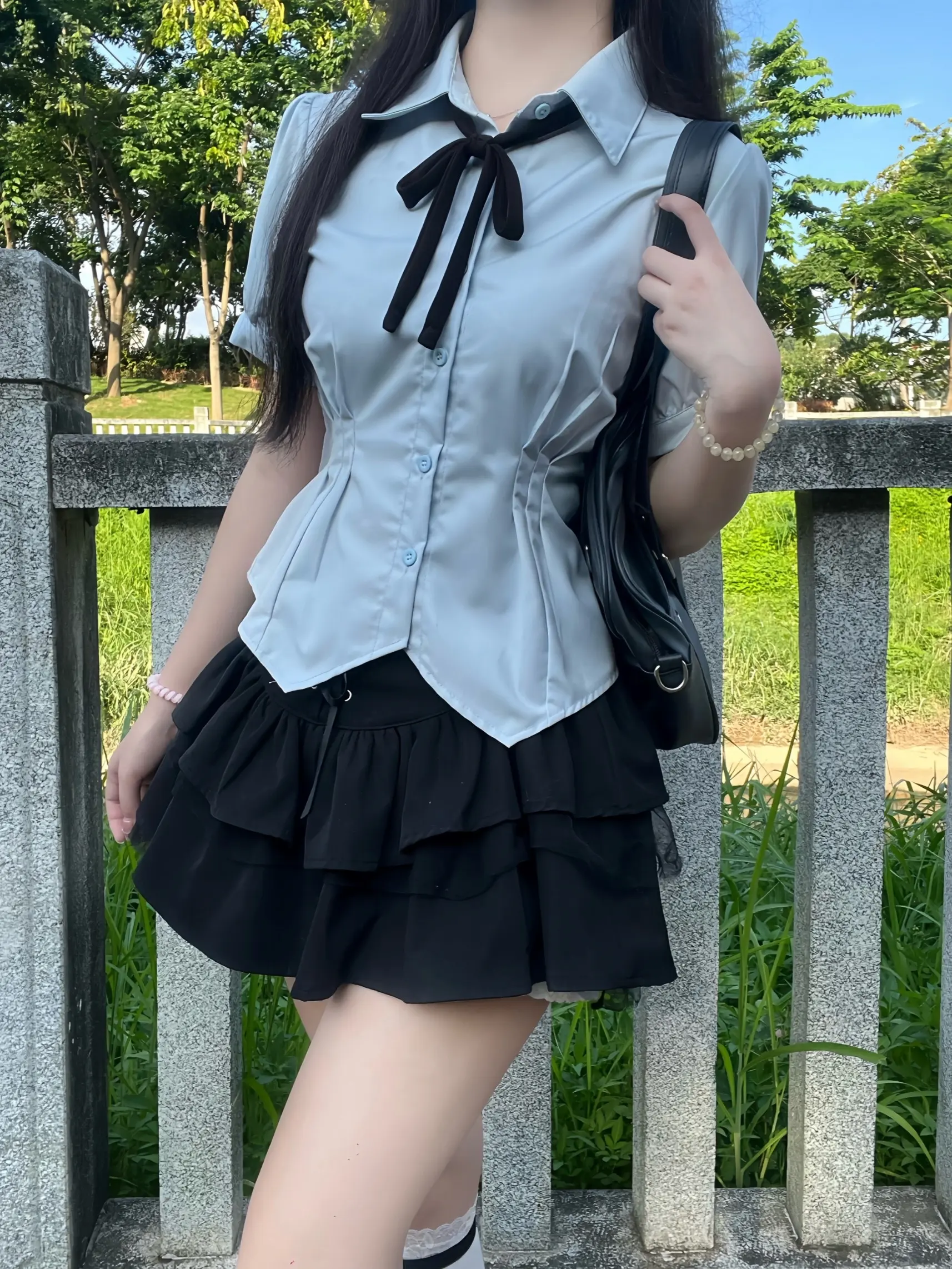 今天穿什么 学院风穿搭 jk穿搭