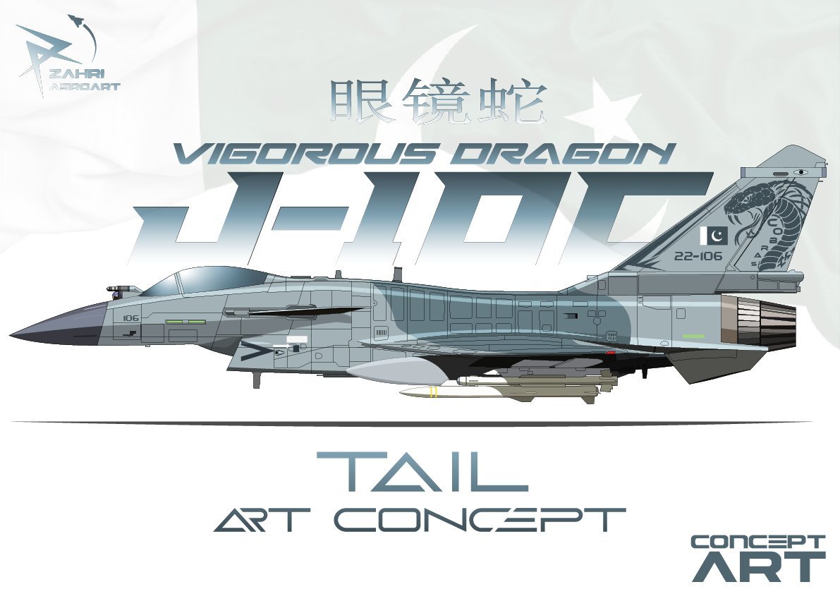 巴基斯坦空军第15“眼镜蛇”战术攻击机中队设计：Uzayr Avan 