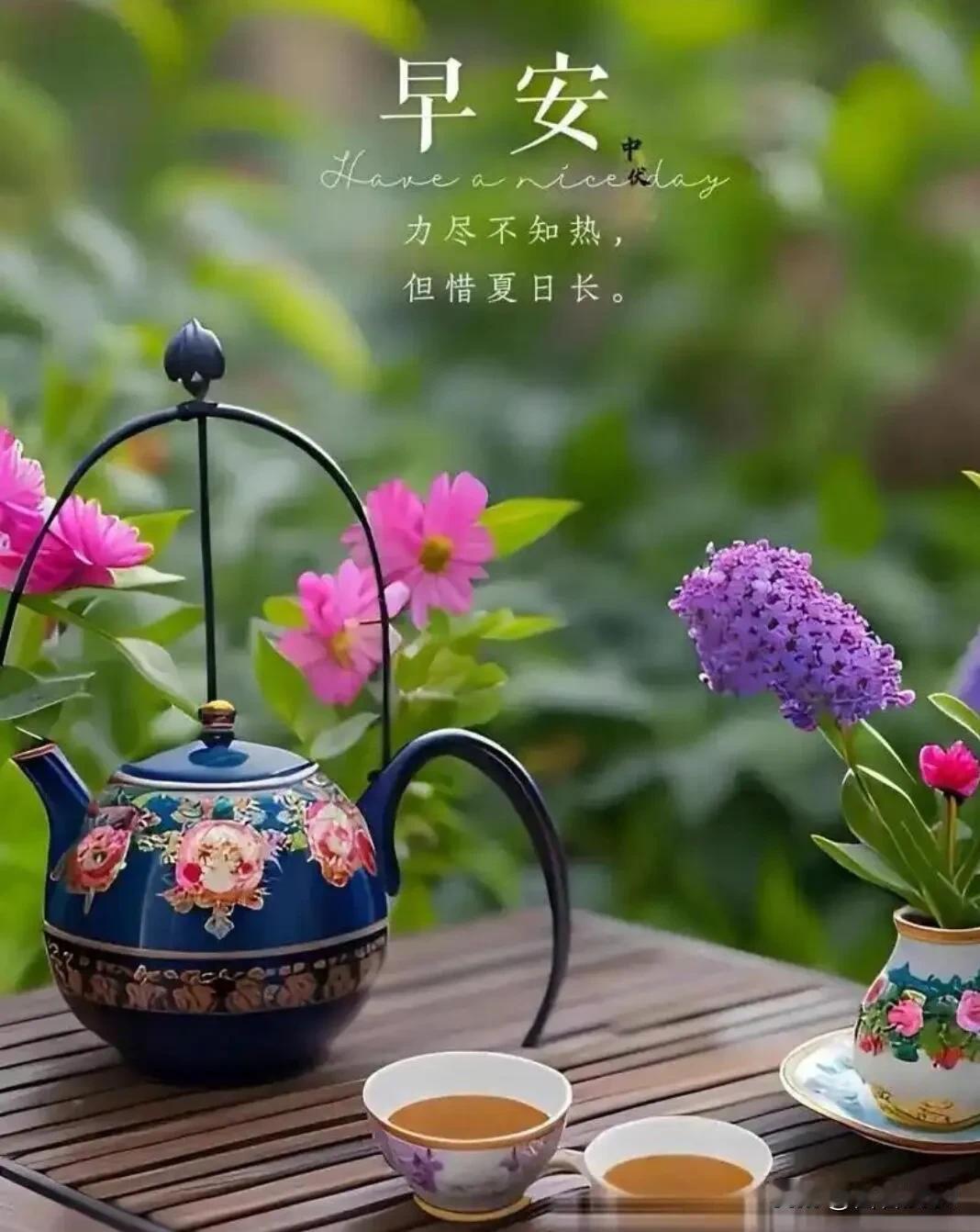  新的一天抛开烦恼，带着好心情出发，平安喜乐常相伴。