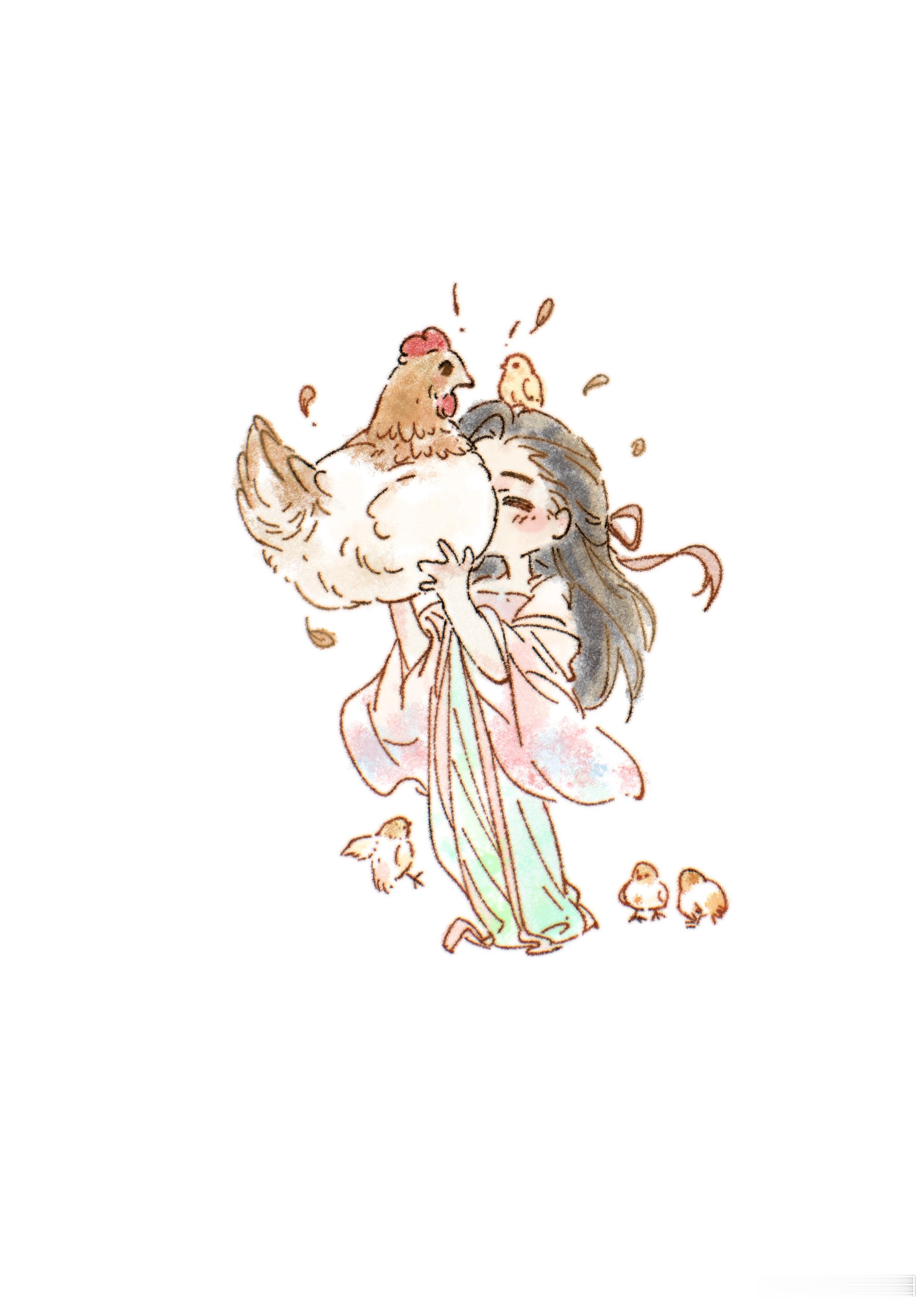 母鸡母鸡小鸡小鸡🐔🐤 ​​​