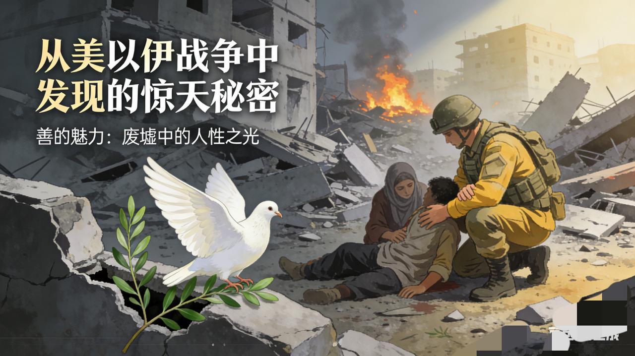 从美以伊战争中发现的惊天秘密
美以对伊朗无差别轰炸、战火无限升级，再次揭开人类文
