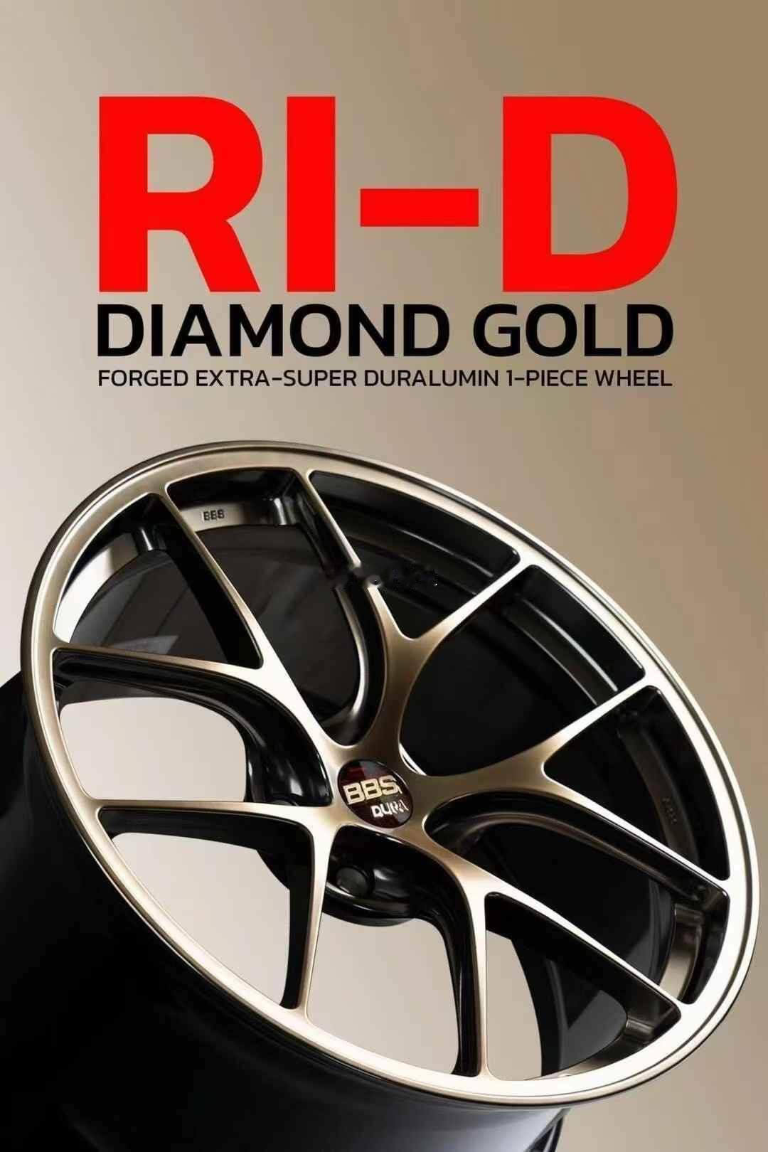 全新“圈王”日本BBS RID 前20寸后21寸，DG金 （DG色）新款G8X宝