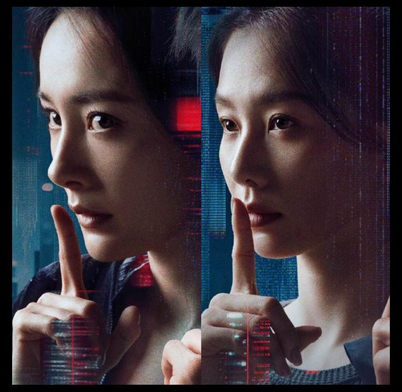 《惊蛰无声》这海报上，杨幂的脸看着太突兀了
同样是85花，同样在张艺谋镜头下，刘