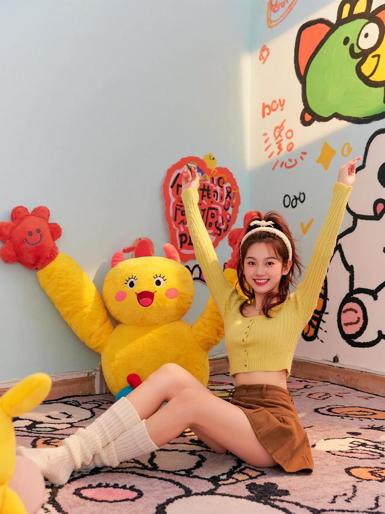 AI萌趣生活照 抖音ai创作 喜欢我的请亮灯 不限量心动 今日分享