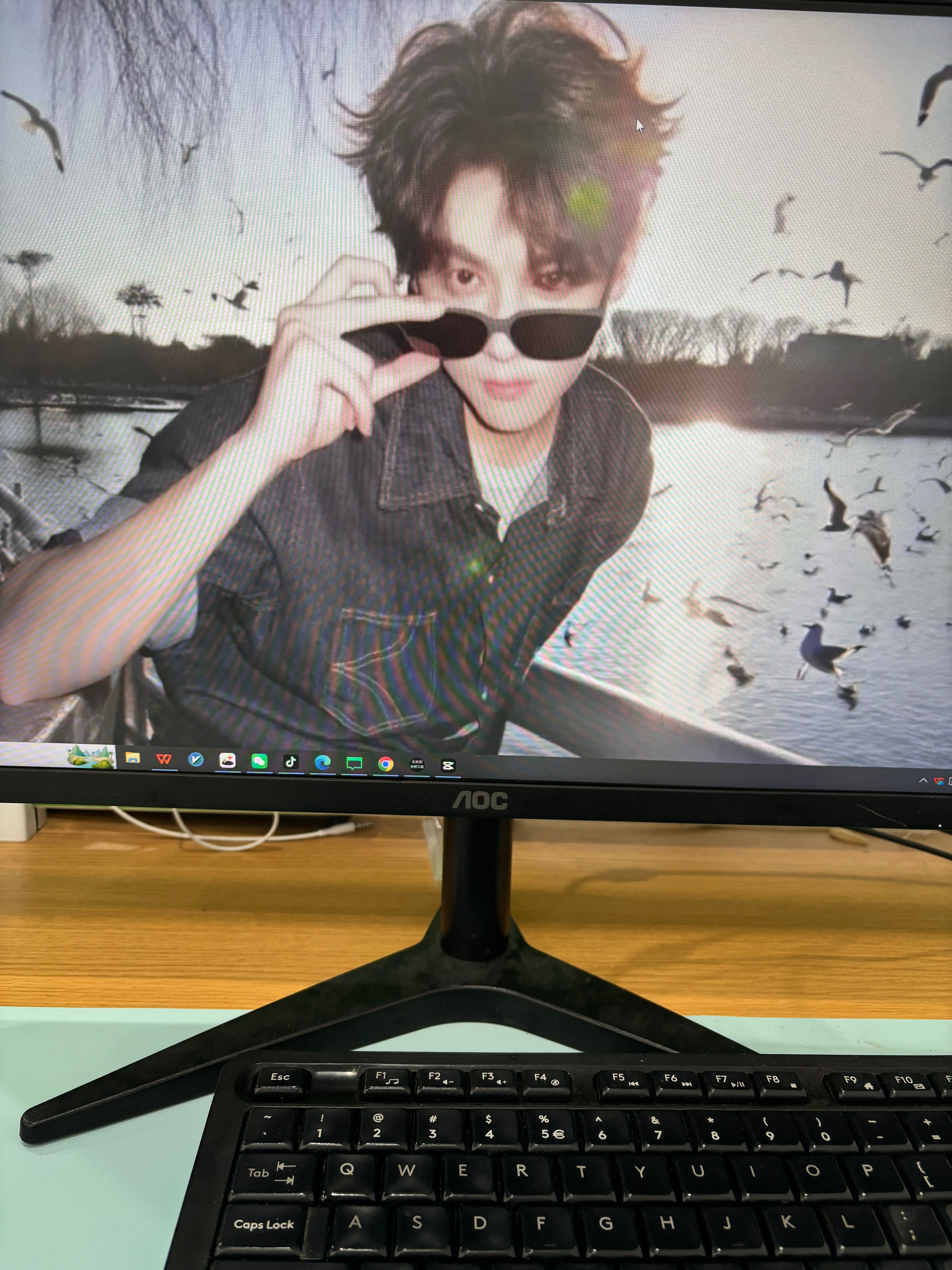 每天上班还能看见田田真好没错我赚的不是工资，是去见田栩宁的路费田栩宁‎田栩宁