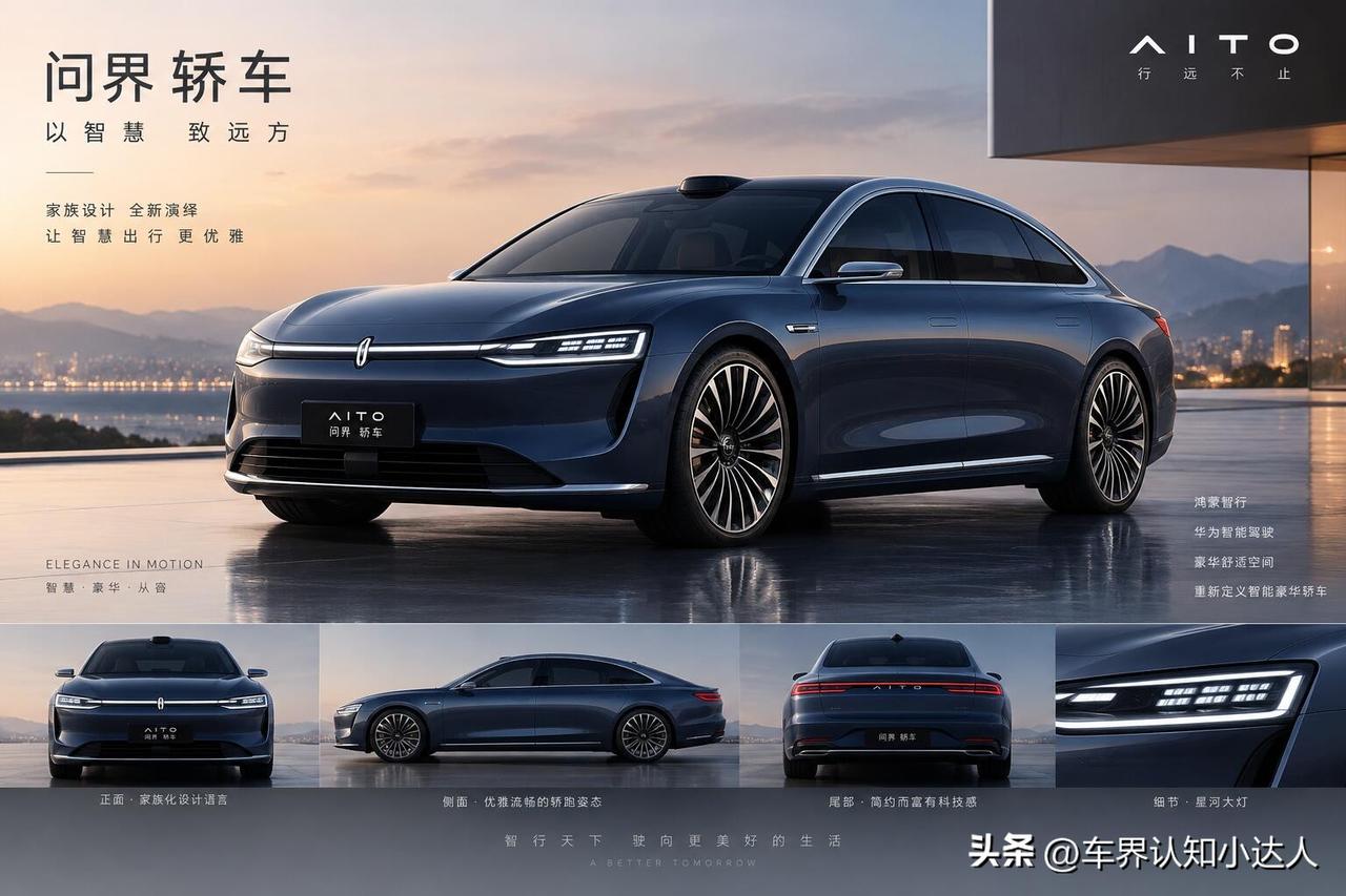 问界旗舰轿车来了，这次目标直接瞄准豪华大轿车
 
最近刷车友圈，问界的旗舰轿车图