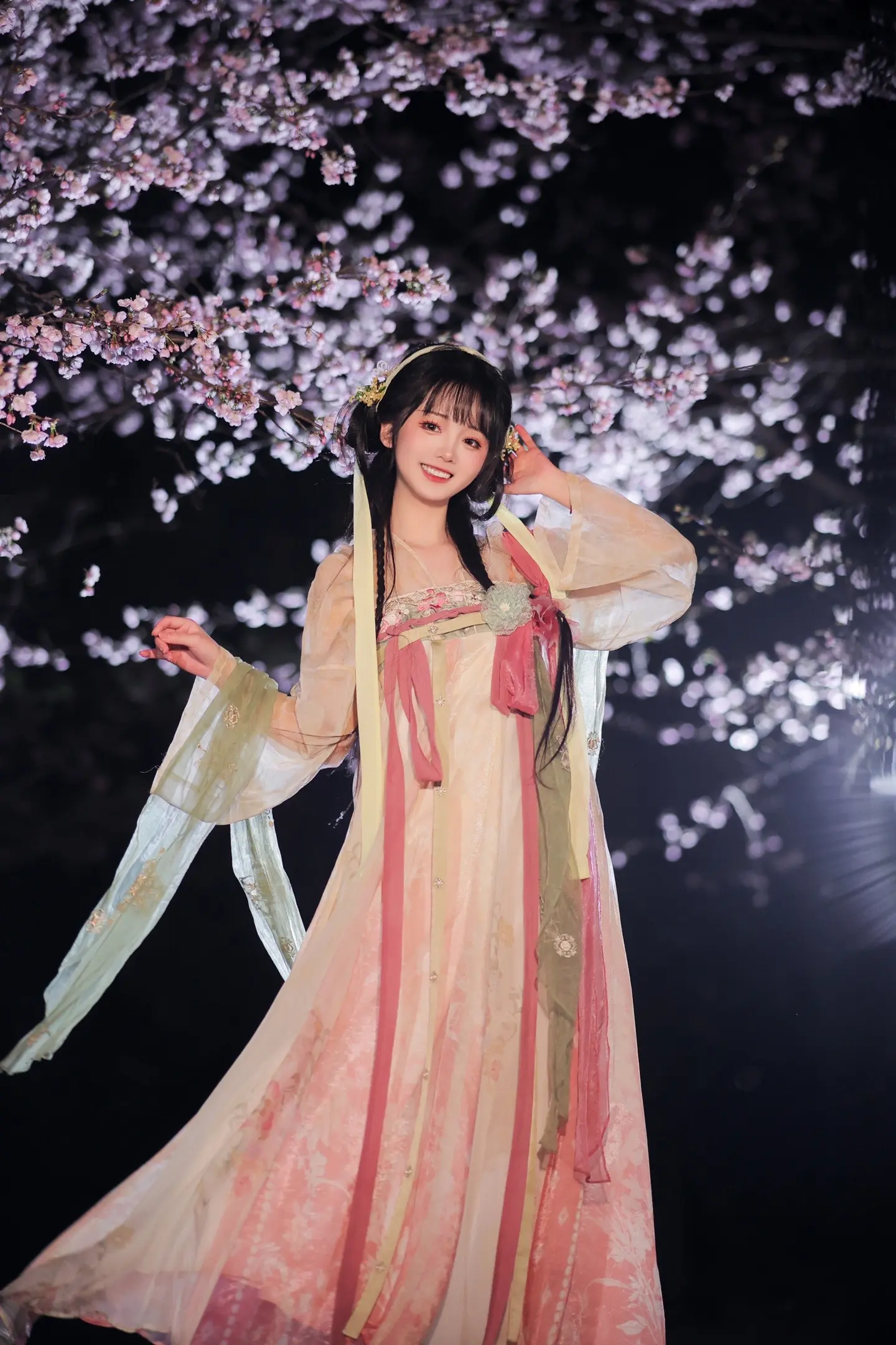 夜樱太美了吧。