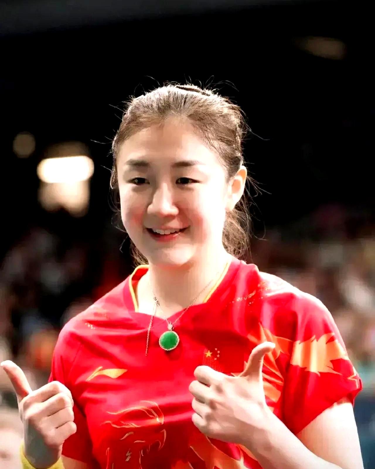 陈梦在2024年WTT沙特大满贯赛女单前两轮，直接4-0横扫孙铭阳和何卓佳晋级八