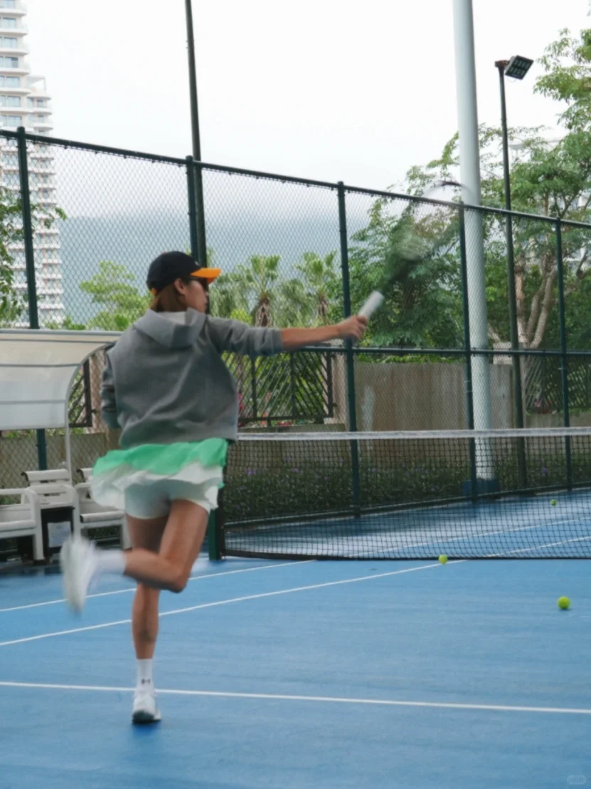 这个🎾打出了错觉