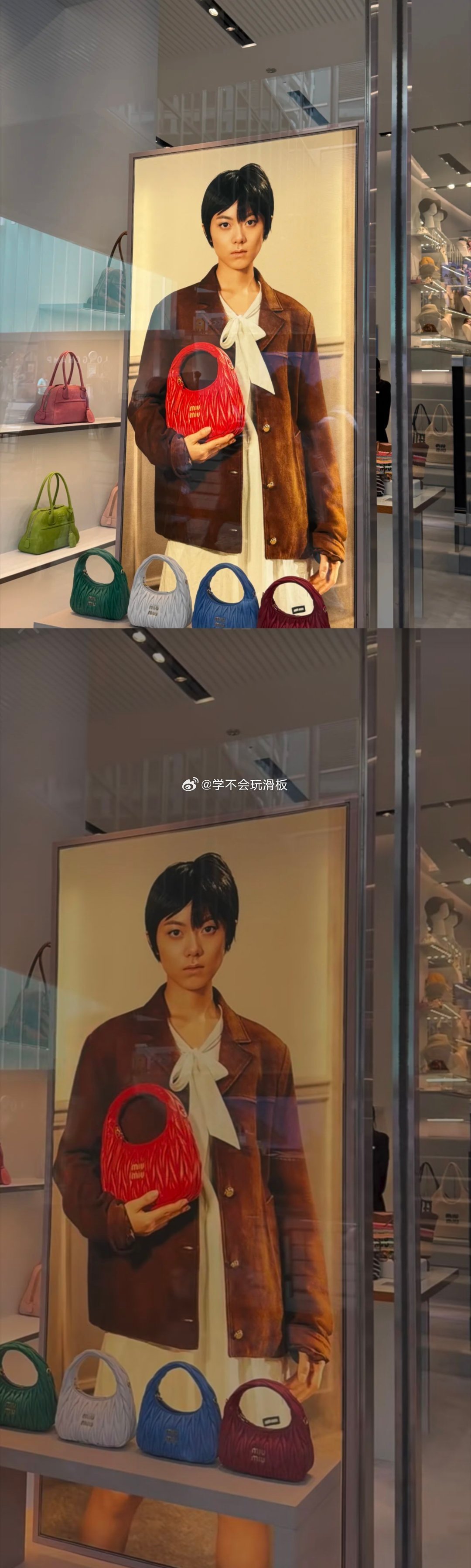 赵今麦✖️miumiu第二轮地广大片来了。 