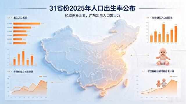 31省份2025出生率出炉，差距一目了然