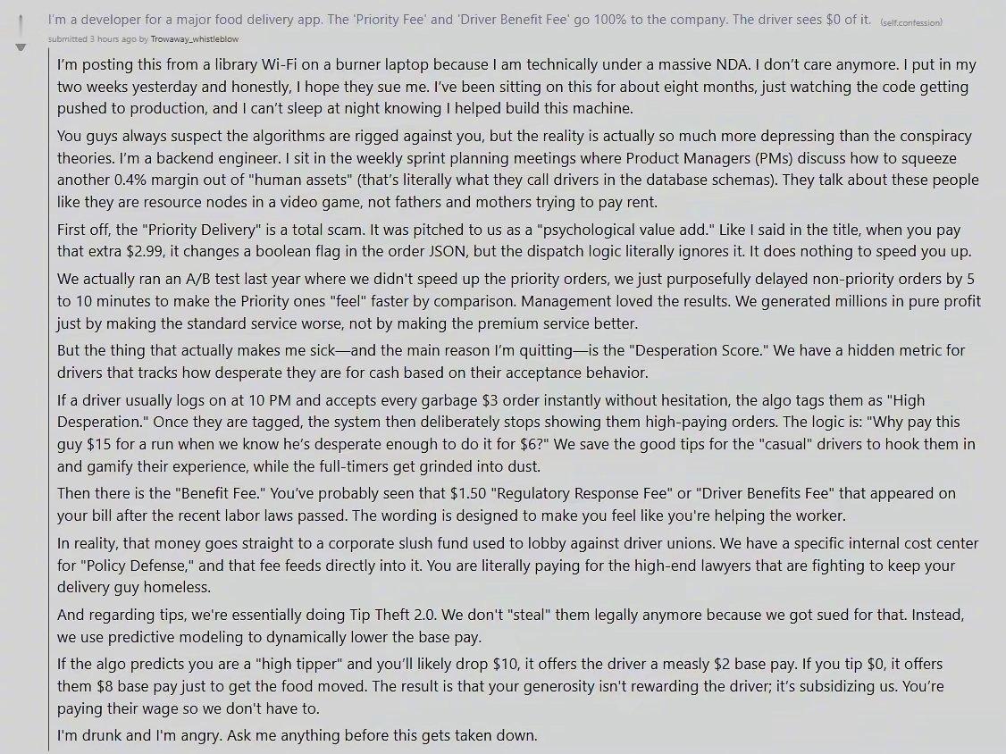 看到翻译过来的这段震惊了！如果一名骑手通常晚上10点上线，还会毫不犹豫地接每单3