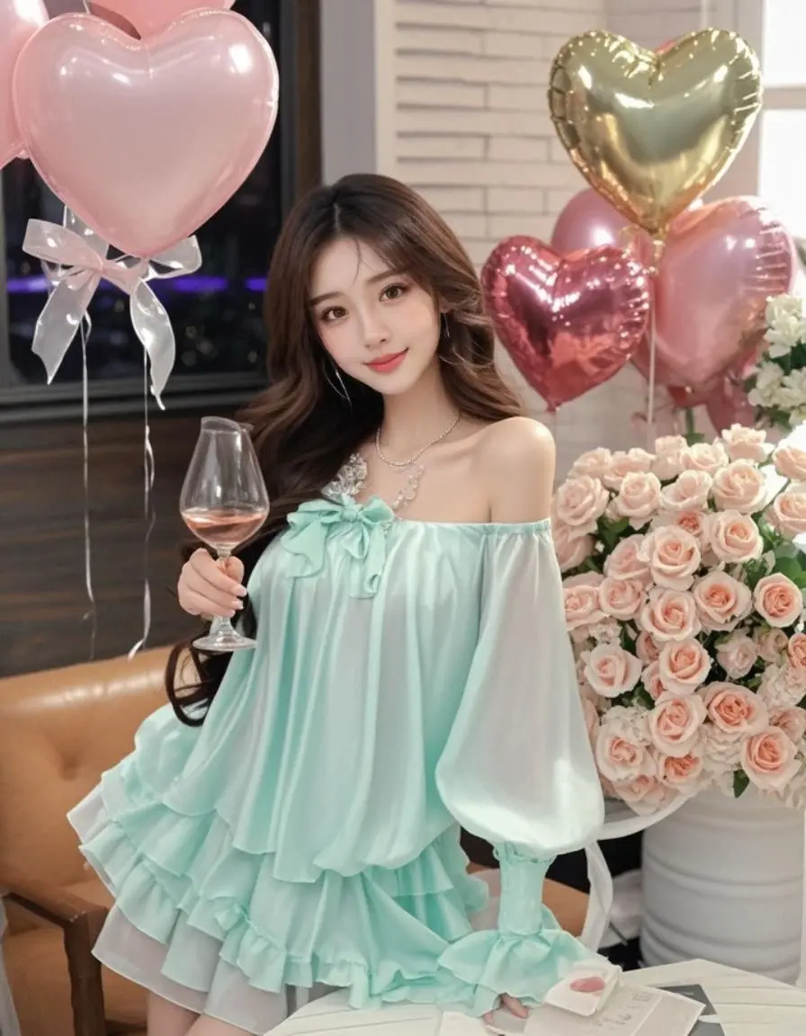 气球佳人 原来ai写真可以这么美 人生总得有一套ai写真吧 谁拍谁好看...
