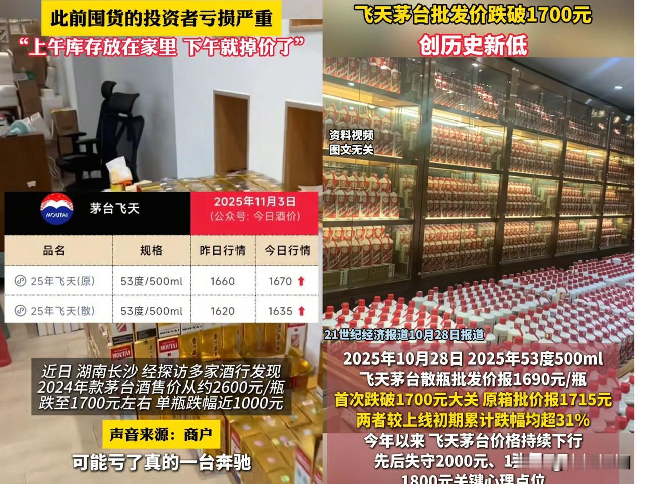 倒货的没有想到，

经销商也没有想到，

就连茅台自己也没有料到

飞天茅台这短